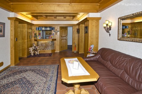 Foto Eingangsbereich mit Reception im Landhaus Hubertus
